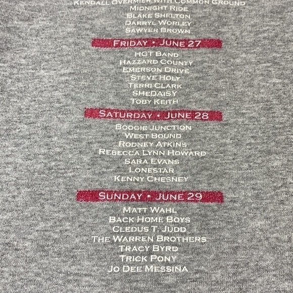 Vintage Artisans Country Fest Cadott Wisconsin 2003 Hooded Sweatshirt Medium - Picture 7 of 10